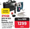 Ryobi 900W SDS Rotary Hammer Drill 401821-Each