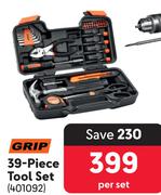 Grip 39-PieceTool Set (401092)-Per Set