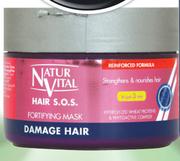Natur Vital Hair S.O.S Fortifying Mask-300ml Each