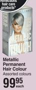 Reflections Metallic Permanent Hair Colour Assorted Colours-Each