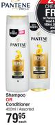 Pantene Shampoo Or Conditioner Assorted-400ml Each