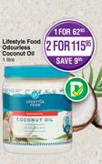 Lifestyle Food Odourless Coconut Oil-For 2 x 1Ltr