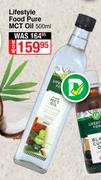 Lifestyle Food Pure MCT Oil-500ml