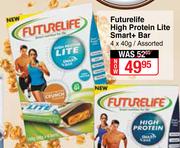 Futurelife High Protein Lite Smart+ Bar Assorted-4 x 40g