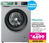 Hisense 6Kg Front Loader Washing Machine Silver WFVC6010S