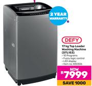 Defy 17Kg Top Loader Washing Machine DTL153