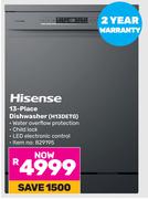 Hisense 13 Place Dishwasher H13DETG