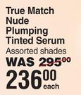 L'Oreal Paris True Match Nude Plumping Tinted Serum Assorted Shades-Each