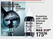 Garnier Pure Active AHA + BHA Charcoal Serum-300ml