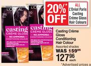 L'Oreal Casting Creme Gloss Conditioning Hair Colour Assorted Shades-Each