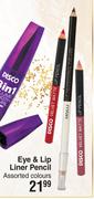 Disco Eye & Lip Liner Pencil Assorted Colours
