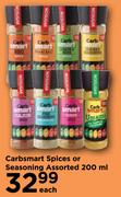 Carbsmart Spices Or Seasoning Assorted-200ml Each