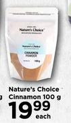 Nature's Choice Cinnamon-100g Each
