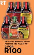 Selected Carbsmart Sauces Assorted-For 2 x 330ml/375ml