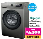 Hisense 9Kg Front Loader Washing Machine WFQP9012VMT