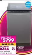 Defy 14Kg Top Loader Washing Machine DTL160