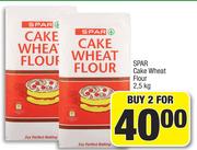 Spar Cake Wheat Flour-For  2 x 2.5Kg