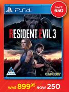 PS4 Resident Evil 3
