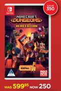 Nintendo Switch Minecraft Dungeons Hero Edition