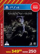 PS4 Middle Earth Shadow Of War