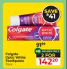 Colgate Optic White Toothpaste-For 2 x 75ml