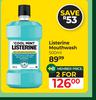 Listerine Mouthwash-For 2 x 500ml