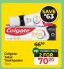 Colgate Total Toothpaste-For 2 x 75ml
