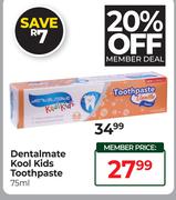 Dentalmate kool Kids Toothpaste-75ml