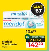 Meridol Toothpaste-For 2 x 75ml