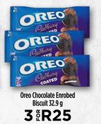 Oreo Chocolate Enrobed Biscuit-For 3 x 32.9g 