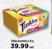 Tinkies Assorted-6 x 45g Each