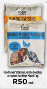 Food Lover's Raisins Jumbo Seedless Or Jumbo Seedless Mixed-1Kg Each