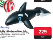 Bestway 2.03 x 1.02m Jumbo Whale Rider 376751