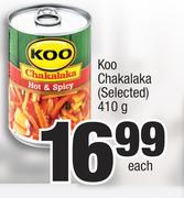 Koo Chakalaka (selected)-410g Each