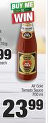 All Gold Tomato Sauce-700ml