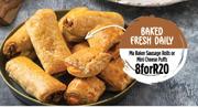 Ma Baker Sausage Rolls Or Mini Cheese Puffs-For 8