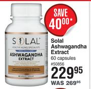 Solal Ashwagandha Extract 60 Capsules