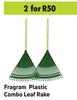 Fragram Plastic Combo Leaf Rake-For 2