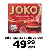 Joko Tagless Teabags-100s Each