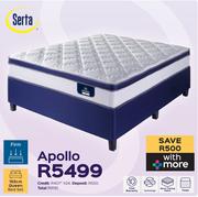 Serta Apollo 152cm Queen Bed Set