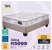 Serta Alina 152cm Queen Bed Set