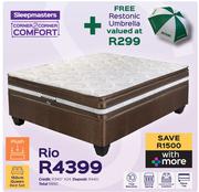Sleepmasters Rio 152cm Queen Bed Set
