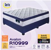 Serta Avalon 152cm Queen Bed Set
