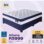 Serta Athena 152cm Queen Bed Set