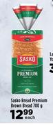 Sasko Bread Premium Brown Bread-700g Each