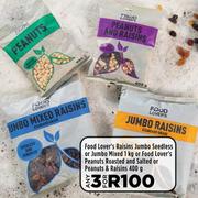Food Lover's Raisins Jumbo Seedless Or Jumbo Mixed 1Kg-For 3