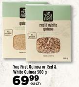 You First Quinoa Or Red & White Quinoa-500g Each