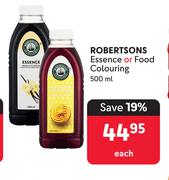 Robertsons Essence Or Food Colouring-500ml Each