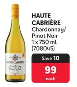 Haute Cabriere Chardonnay/Pinot Noir-750ml Each