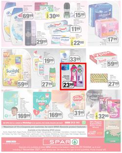 SPAR EASTERN CAPE : Our Best For Less (26 October - 7 November 2021) Valid in Acres, Algoa Park, Aliwal North, Aspen, Burgersdorp. Cambridge, Camdeboo, Cradock, Crossways, Dagbreek, Fig tree, Fleet, page 8